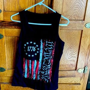 No brand. 1776 100% cotton tank. Medium